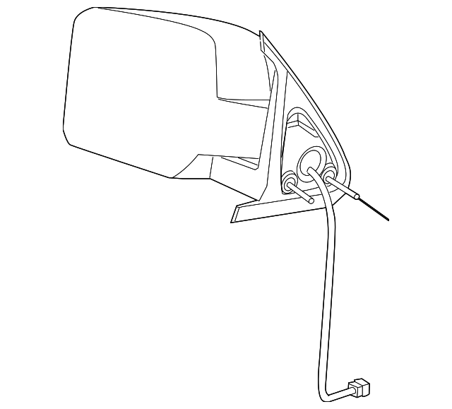 Mirrors Genuine Jeep Liberty Power Mirror 57010189AF