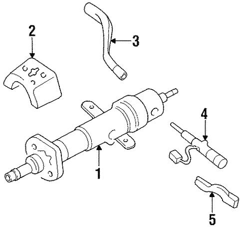 Steering Column Assembly for 2000 Chevrolet Lumina #0