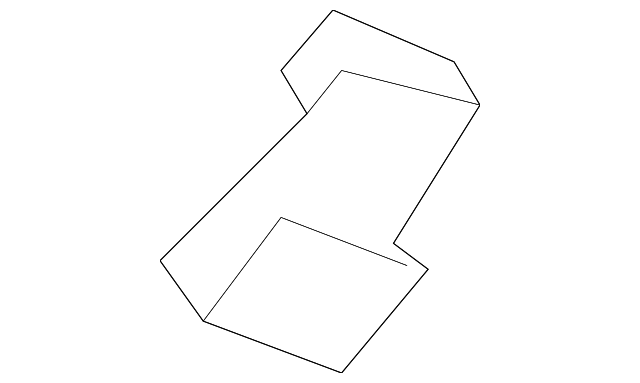 Light Titanium Sun Visor Support - GM (96850646)