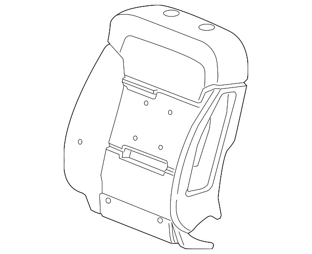 Driver Seat Back Pad - GM (84381556)