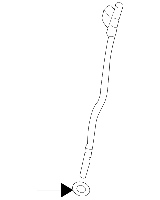 Engine Oil Dipstick Tube - GM (12593211)