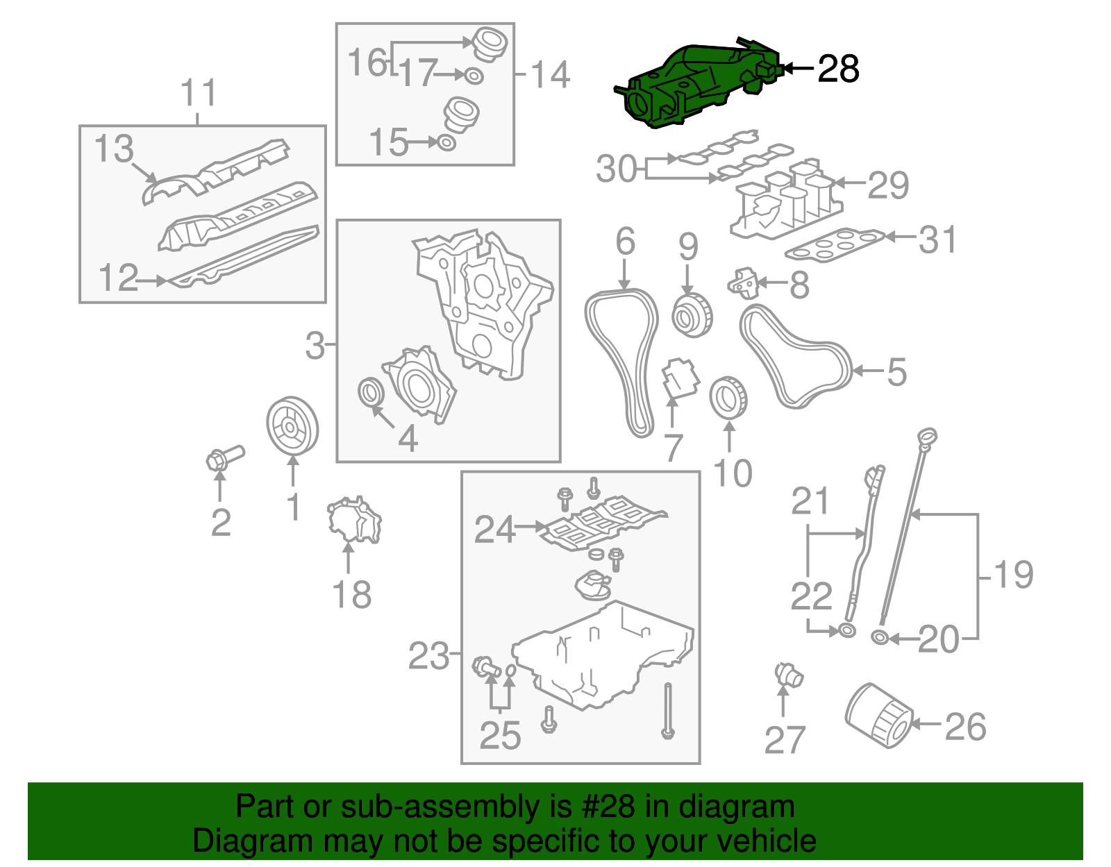 Intake Plenum - GM (12602219)