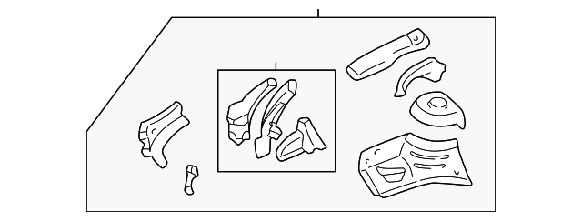 Panel Assembly, Front W/H (Left-hand/Complete) - GM (12335373)