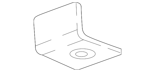 Trailer Hitch Platform Reinforcement Plate - GM (84389265)