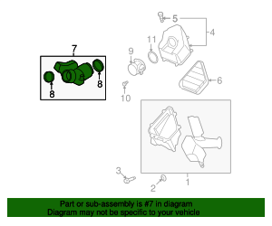 OEM GM 25779793 - Duct Asm-Air Cleaner Outlet
