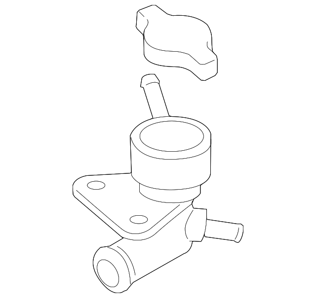 Mazda 5 2006-2010 New OEM radiator filler neck LFB7-15-17YA