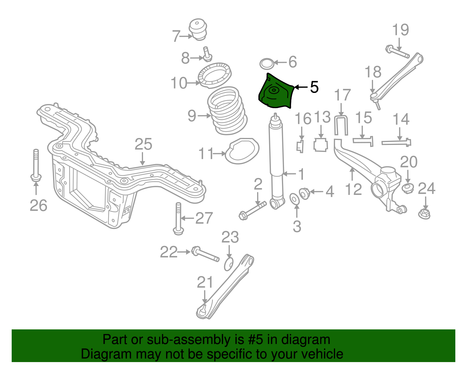Reinforcement - Ford (YL8Z-18A003-AA)