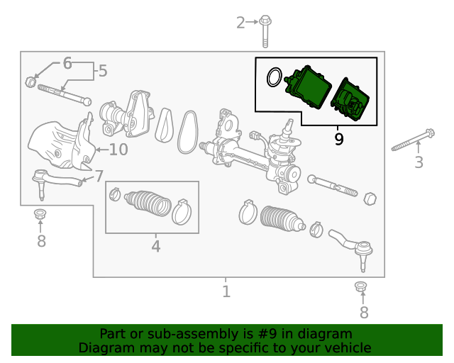 20192021 GM Power Steering Assist Motor 84300961