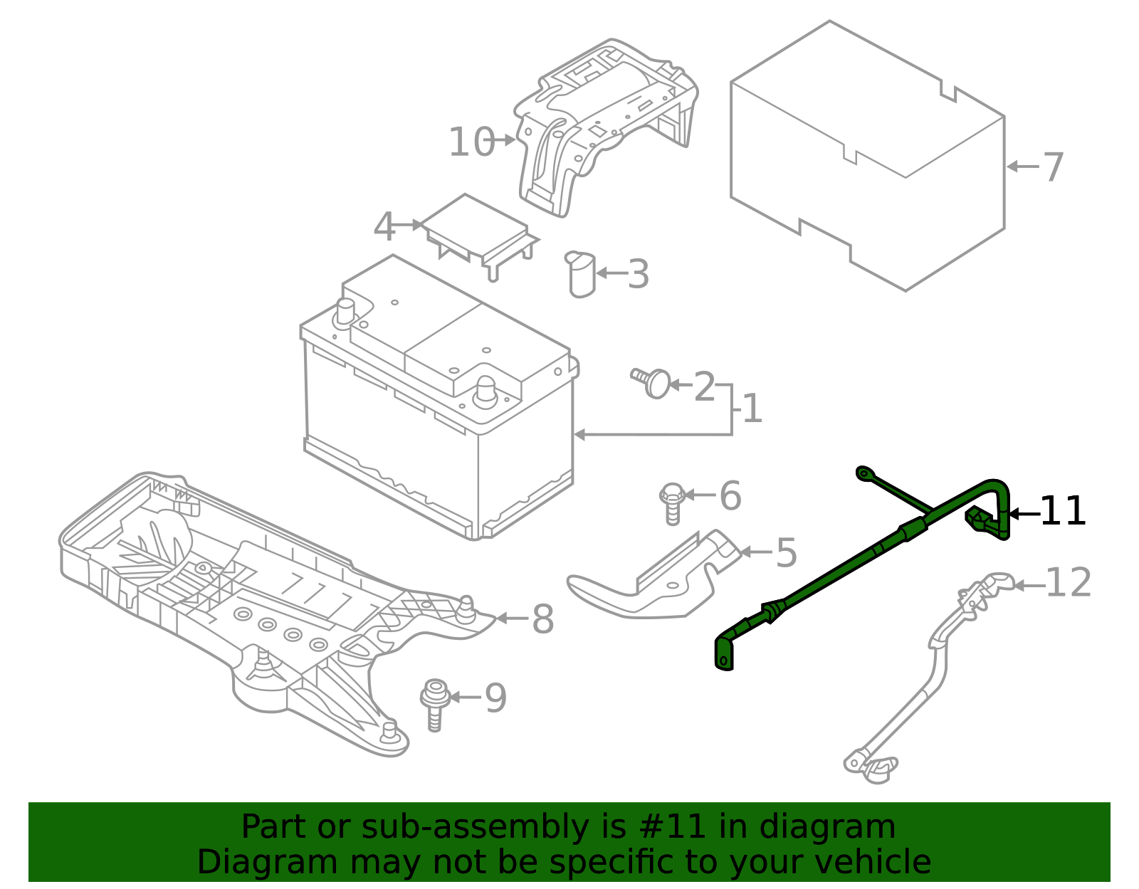 Positive Cable 3QF-971-228-B
