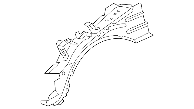 84425602 - Driver Side Front Compartment Upper Side Rail 2018-2019 ...