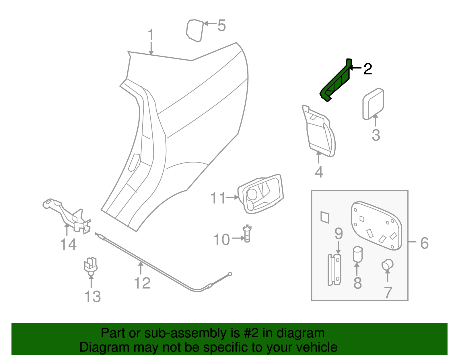 Passenger Side Outer Lower Body Panel - GM (96842702)