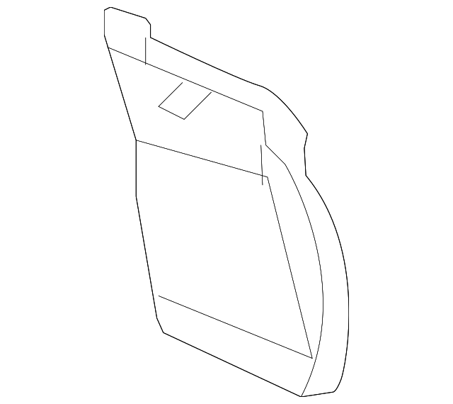 Passenger Side Rear Bumper Guard - GM (96648675)