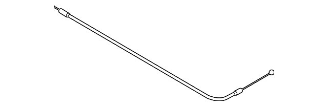 Fuel Tank Filler Door Latch Release Cable - GM (96649293)