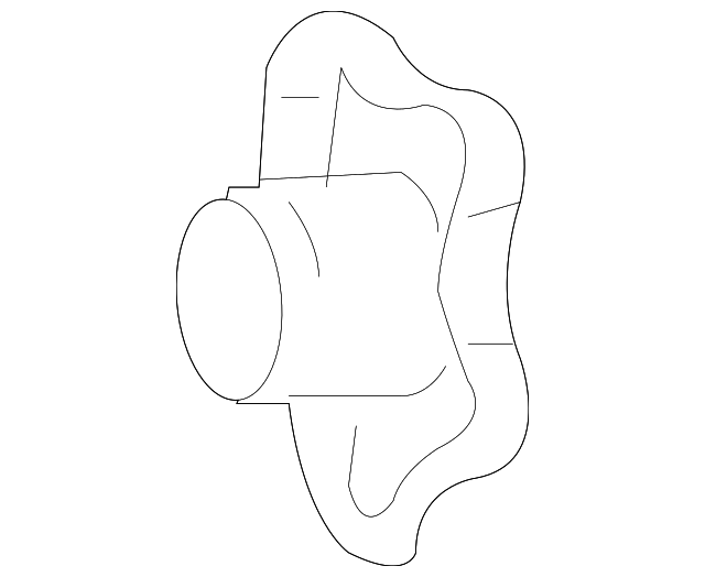 Very Dark Pewter Driver Seat Lumbar Support Actuator Knob - GM (89041479)