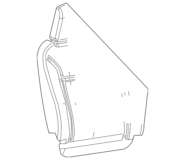 Driver Seat Back Pad - GM (89041559)