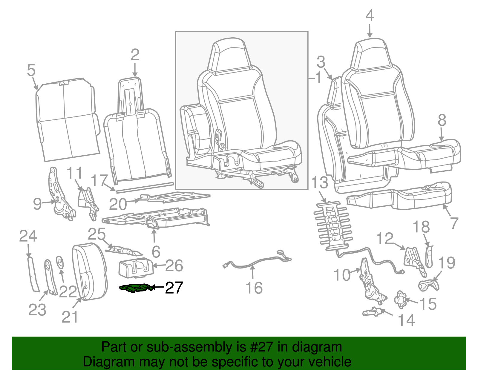 Cup Holder Bracket - GM (89043247)