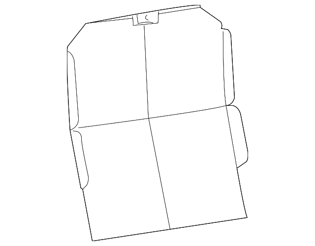 Driver Seat Back Finish Panel - GM (89041558)