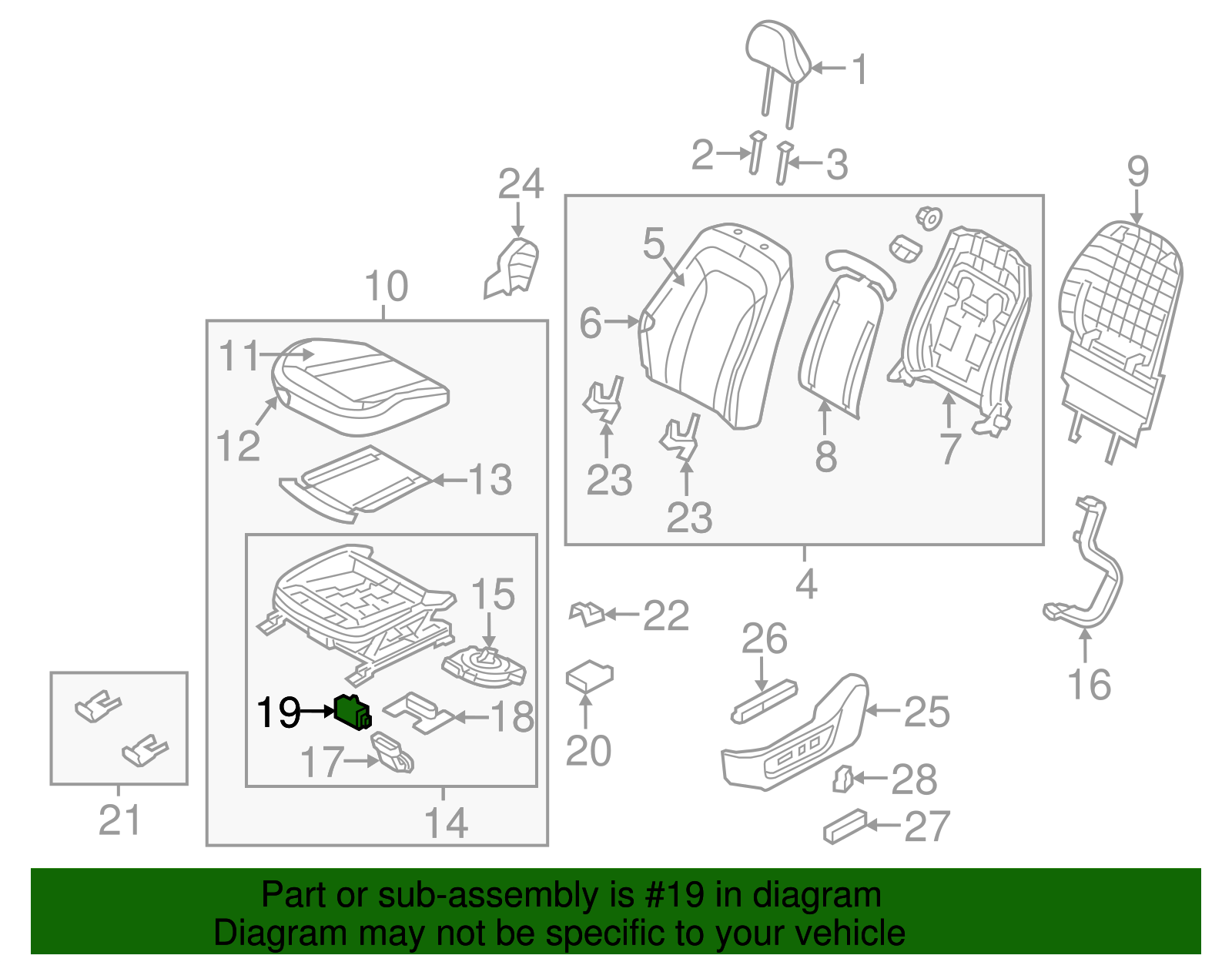 2014-2016 Kia Optima Climate Controlled Seat Module 88553-2T011 | OEM ...
