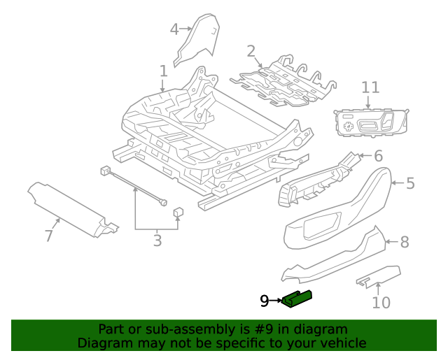 52208494743 - 2019-2022 BMW X7 Track Cover (52-20-8-494-743) | BMW 
