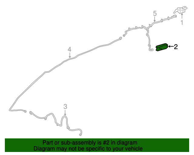20132020 GM Remote Control Door Lock Receiver 13586853 GM