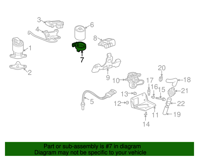 Vapor Canister Bracket GM (10284329)
