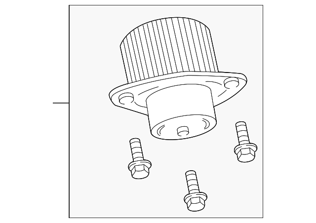 Heating and Air Conditioning Blower Motor with Wheel - GM (52487088)