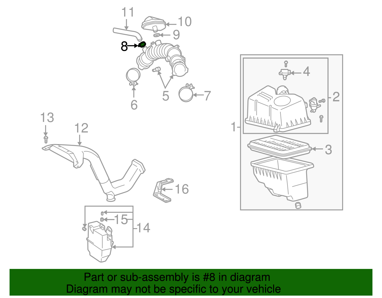 Hose Clamp - Scion (96111-10480)
