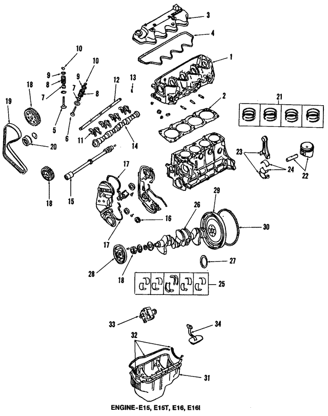 19842004 Nissan Rear Main Seal 122792B500 Parts for Nissans