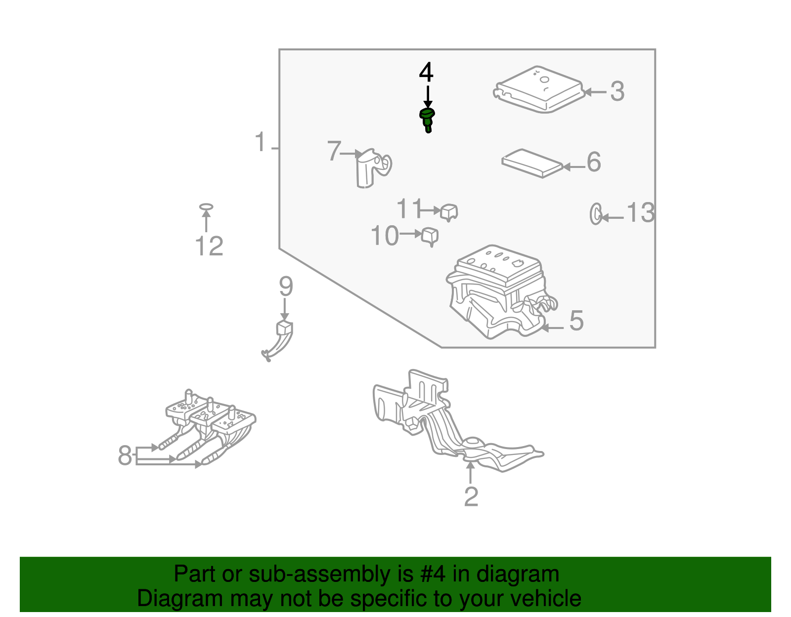 Retainer, Multiuse Rly Cover - GM (12084709)