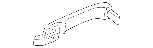 Handle, Outside (Unpainted) 3d0837206dgru