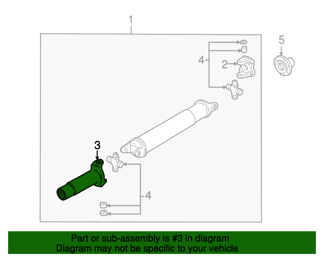 Mazda ZZP0-25-060A Universal Joint