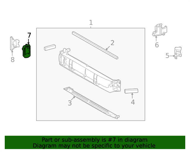 20212022 Toyota Highlander Actuator 8894048010 OEM Parts Online