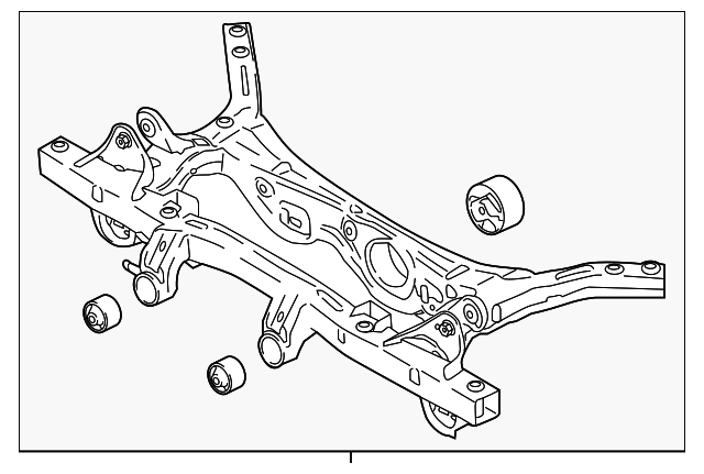 2018-2023 Hyundai Cross-Member 55405-J9500 | OEM Parts Online