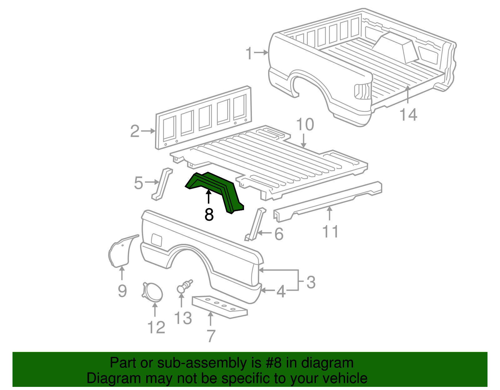 Wheel Housing Side Panel - GM (93244587)
