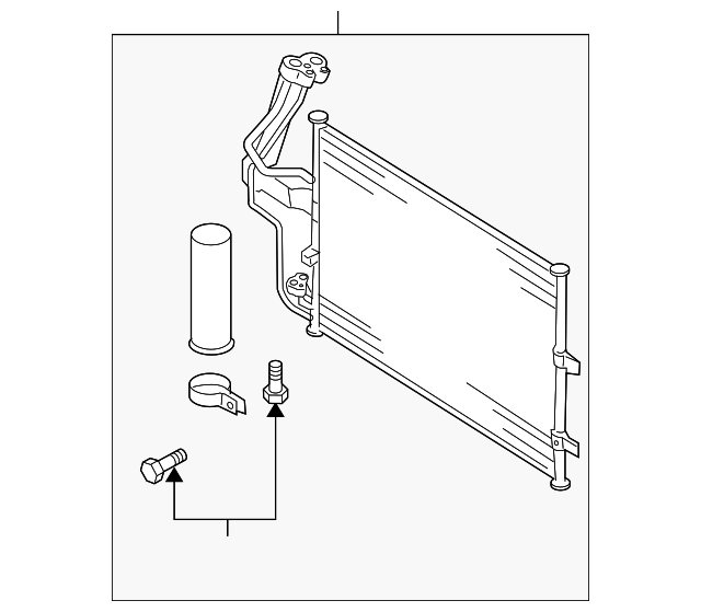 20102013 Mazda 3 Condenser Assembly BBP261480C MazdaParts