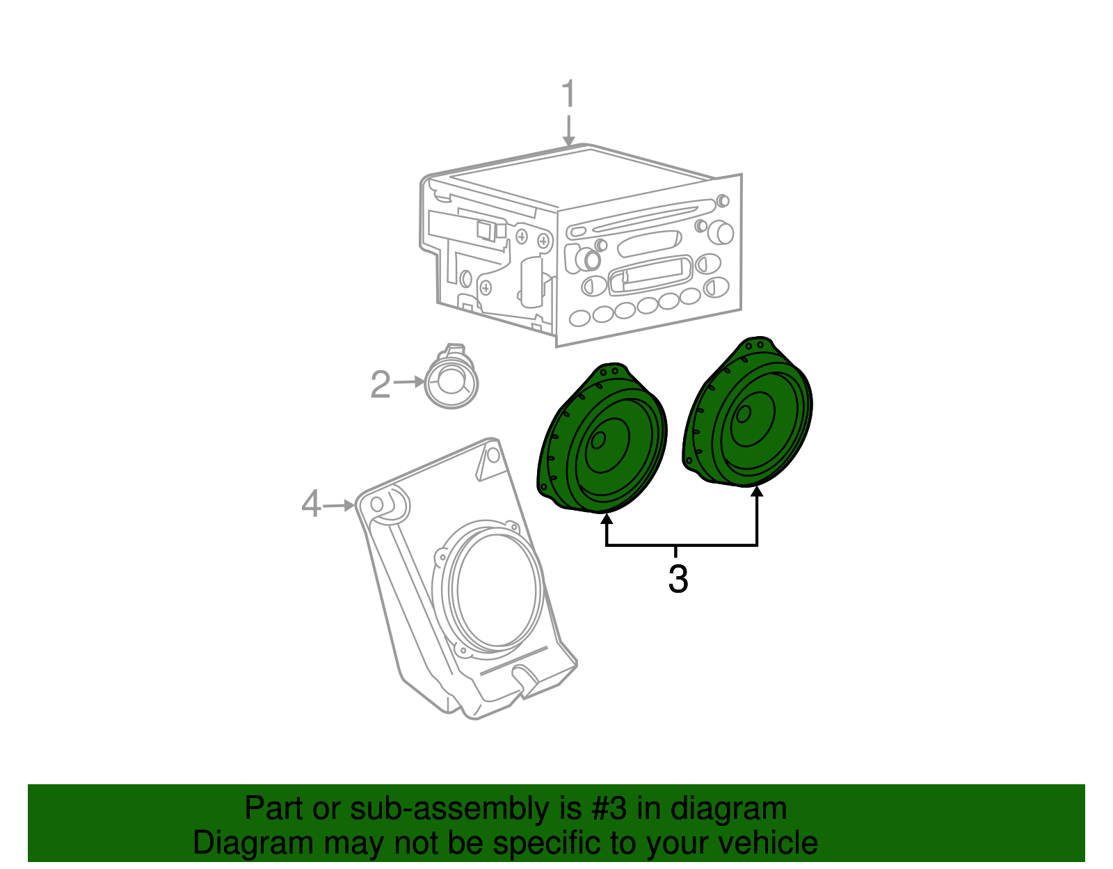 Speaker - GM (90510070)