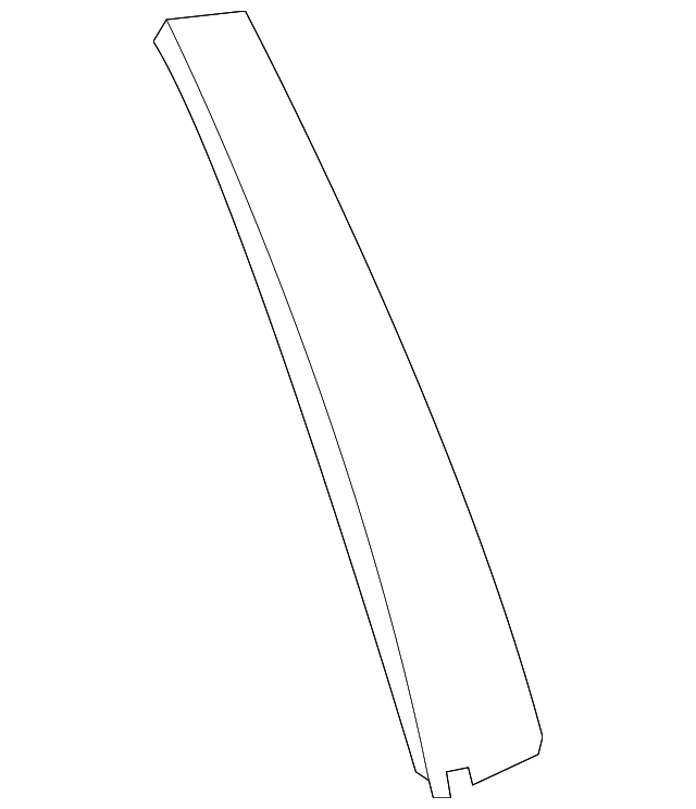 Genuine Chrysler 55372277AD B-Pillar Applique