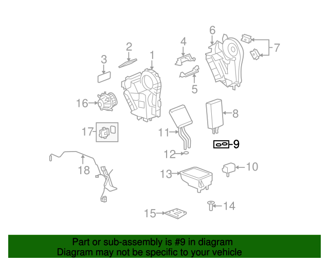20072023 GM Auxiliary Air Conditioning Evaporator Outlet Hose Seal