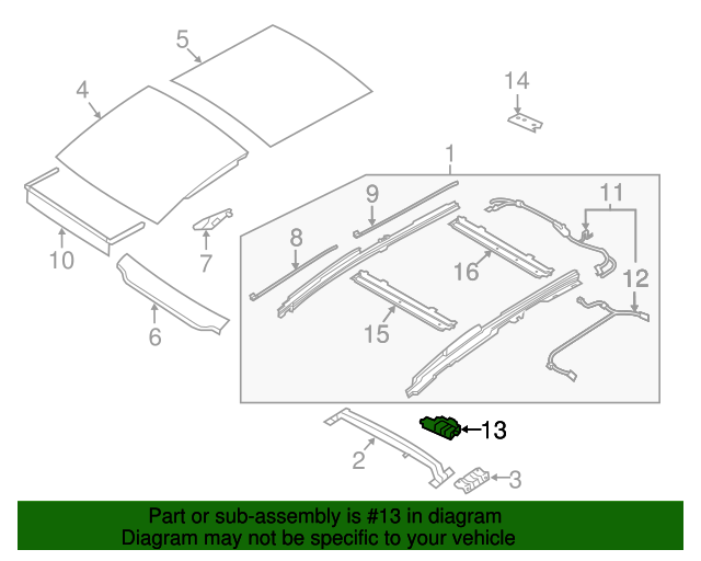 20112016 Kia Sportage OEM NEW 20112016 Kia Sportage w/ Sunroof