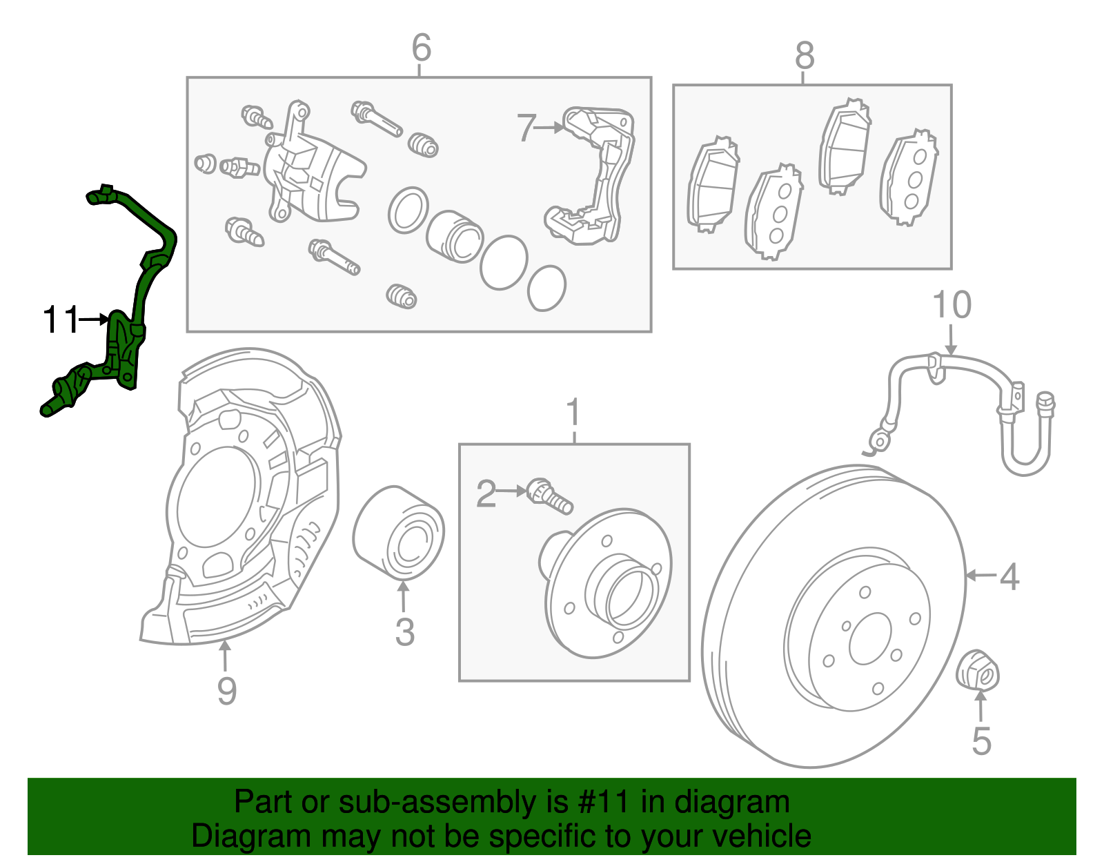 Speed Sensor - Toyota (89542-52100)