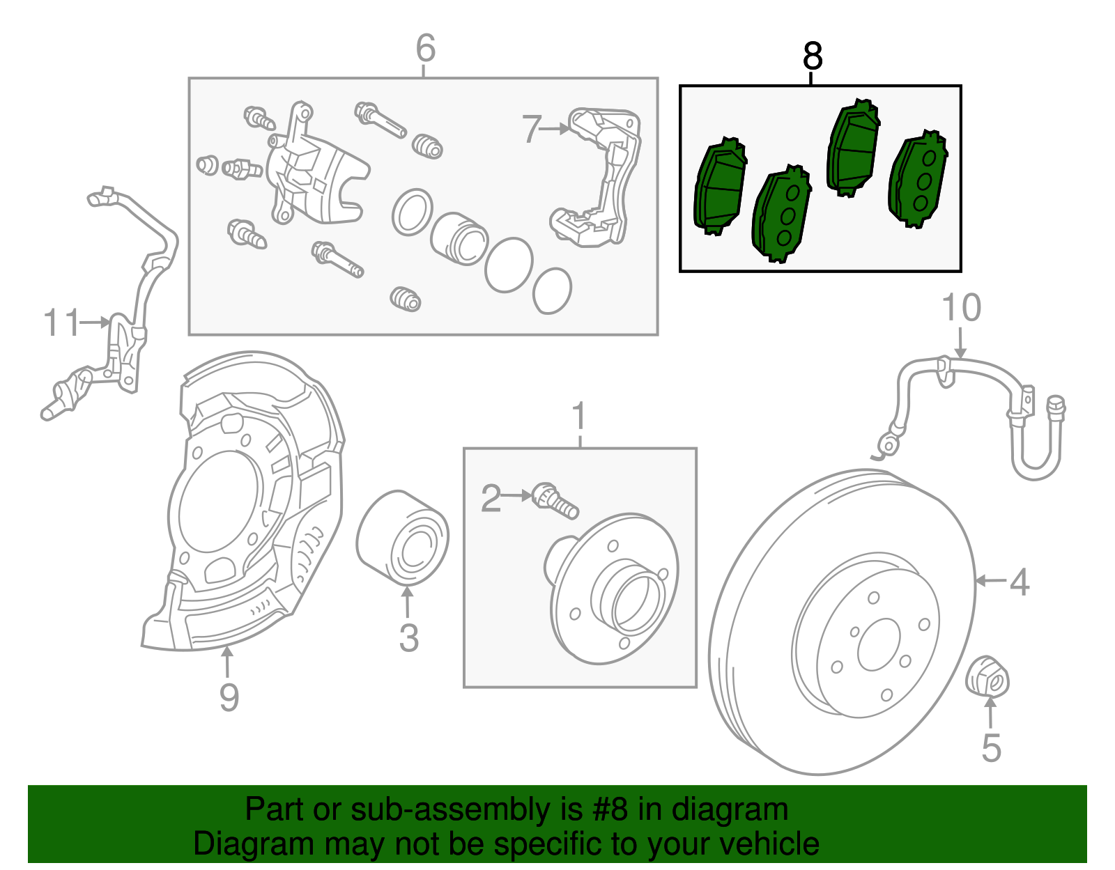 Brake Pads Front - Scion (04465-52320)