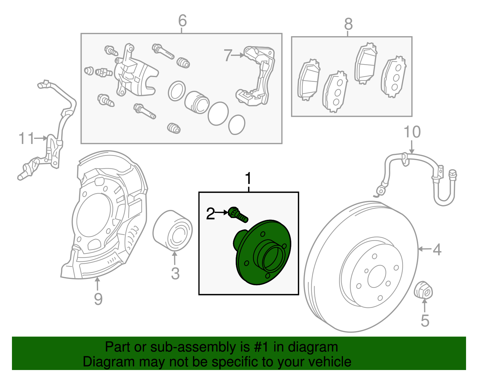Hub - Scion (43502-52030)