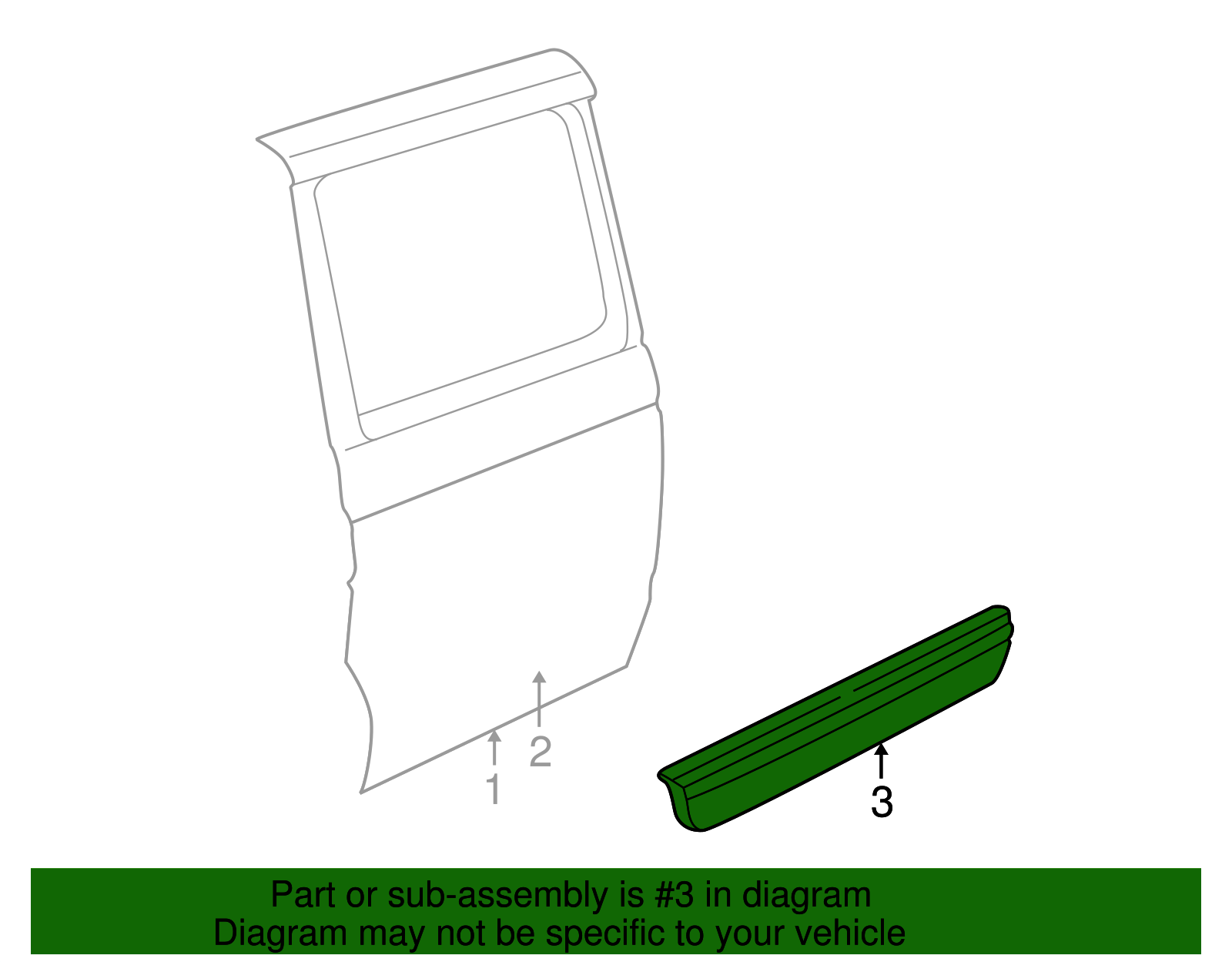 Molding - GM (88891684)