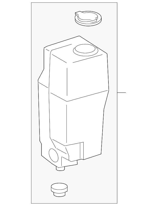 20152024 Toyota Washer Fluid Reservoir 8531504100 OEM Parts