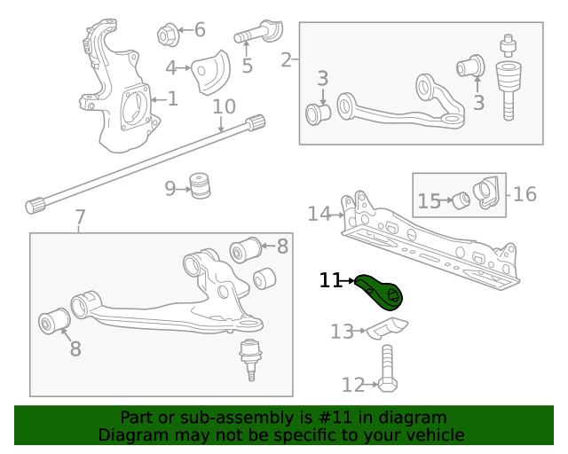 20202023 GM Torsion Bar Adjust Arm 84634344 GM