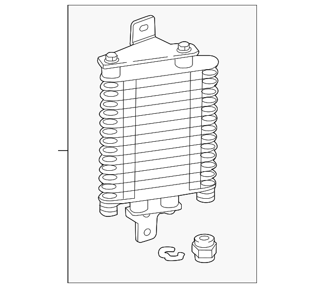 20142019 Chevrolet Corvette Differential Oil Cooler 22908627 GM