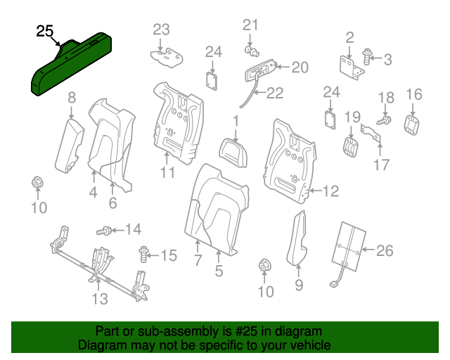 20072017 Audi Ski bag 4L0885215A Audi USA Parts
