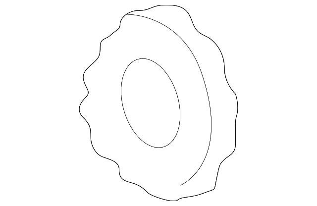 Bezel, D/Seat Lumbar Supt Actr Knob      *Graphite - GM (12454792)