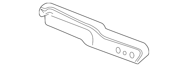 Cover, D/Seat Otr Adjuster Fin               *Ebony - GM (12459669)