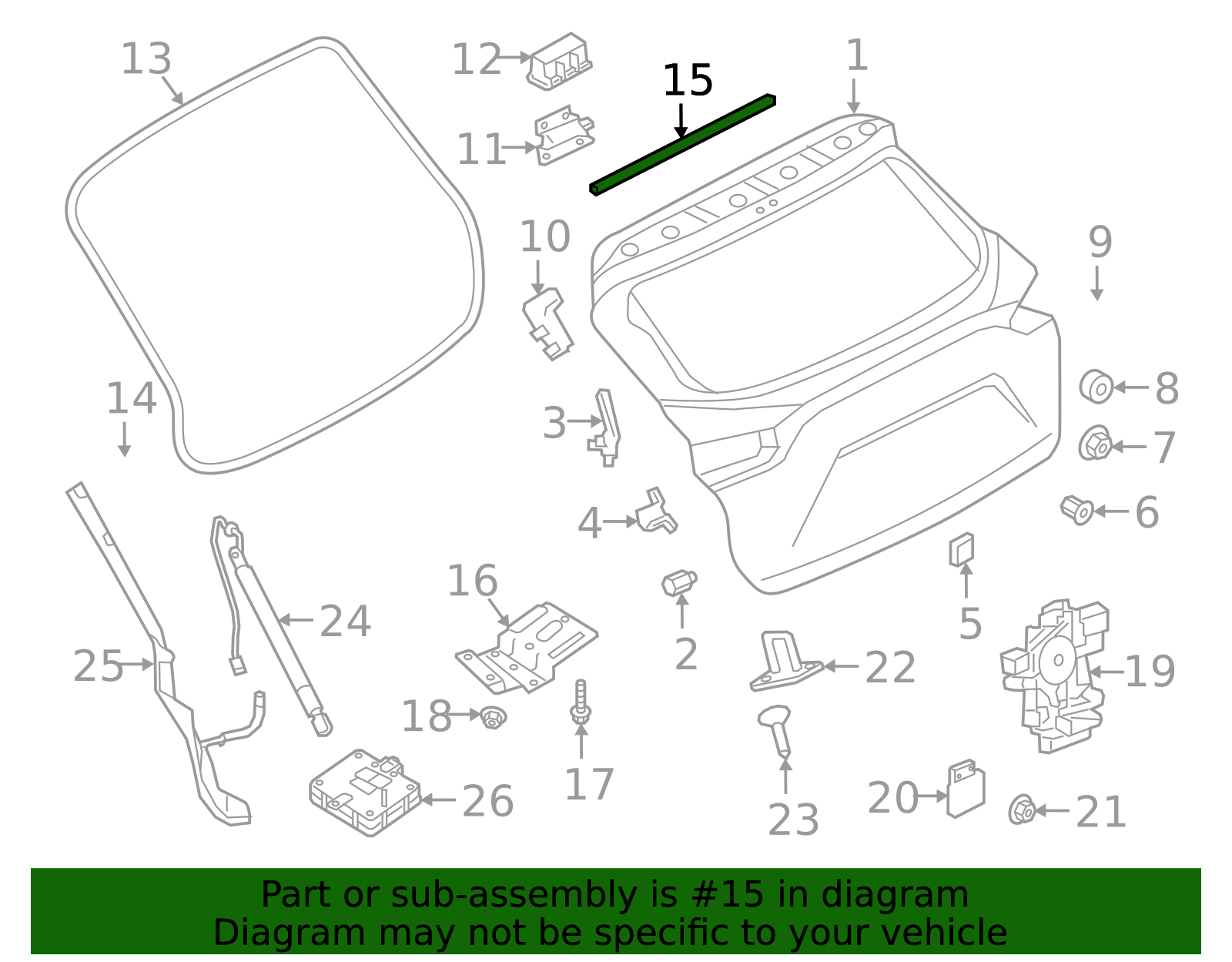 2019-2020 Infiniti QX50 Upper Seal 76816-5NA0A | Faulkner Infiniti of ...
